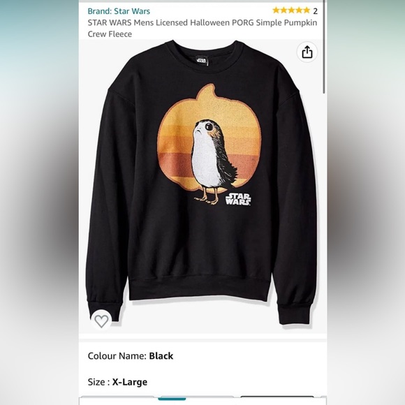 Men’s XL Porg Star Wars Sweater - Picture 1 of 3